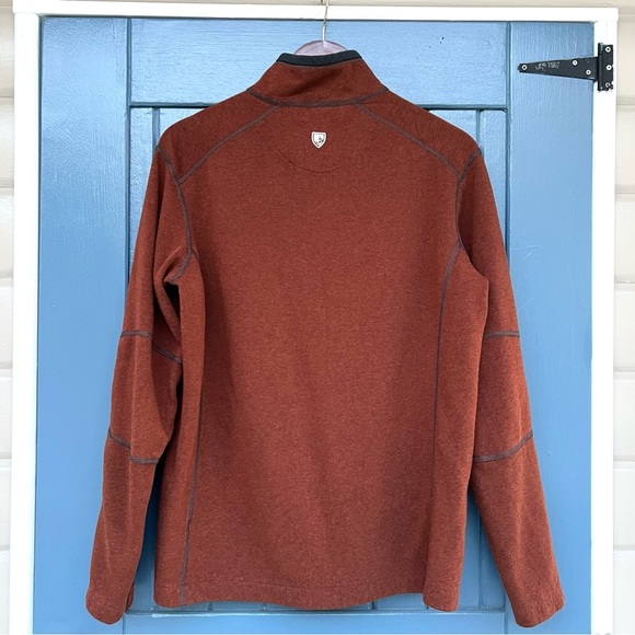 Kuhl Revel 1/4 Kashmira Fleece
Zip Men's Rust Half-Zip Sweater Size Large - Picture 2 of 7